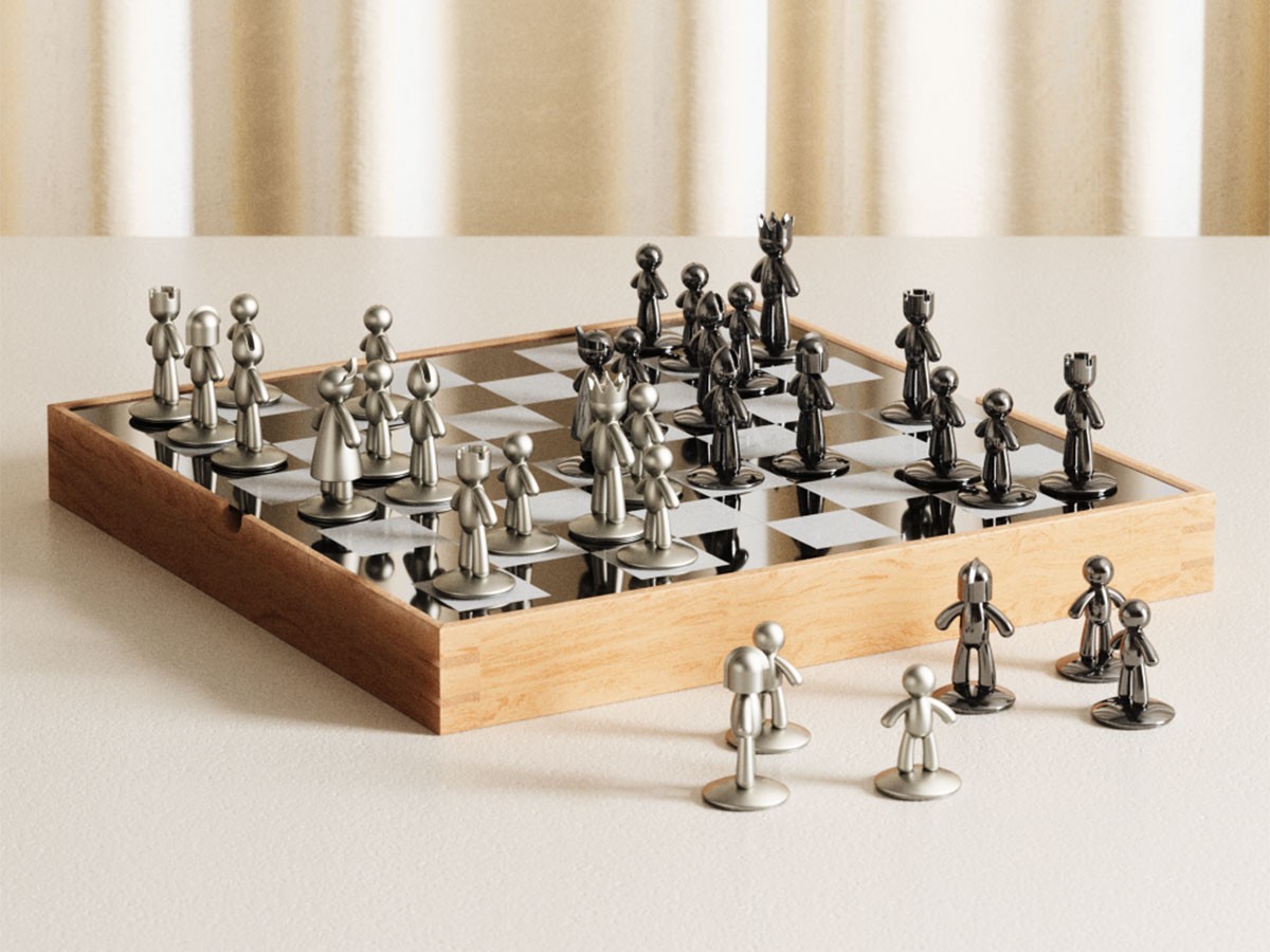 Umbra Buddy Chess Set / アンブラ バディチェスセット（ナチュラル） （キッズ家具・ベビー用品 > おもちゃ・玩具） 3