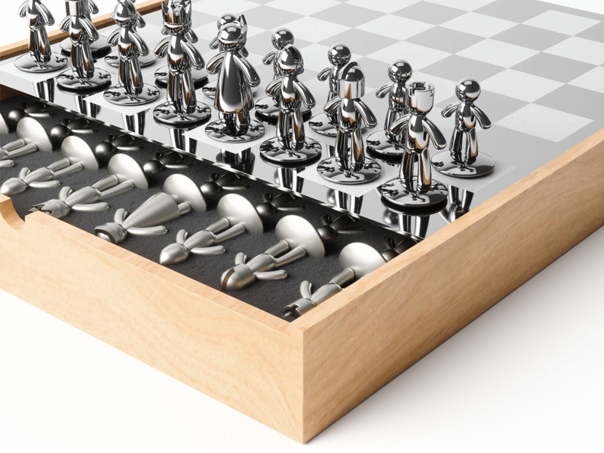 Umbra Buddy Chess Set / アンブラ バディチェスセット（ナチュラル） （キッズ家具・ベビー用品 > おもちゃ・玩具） 16