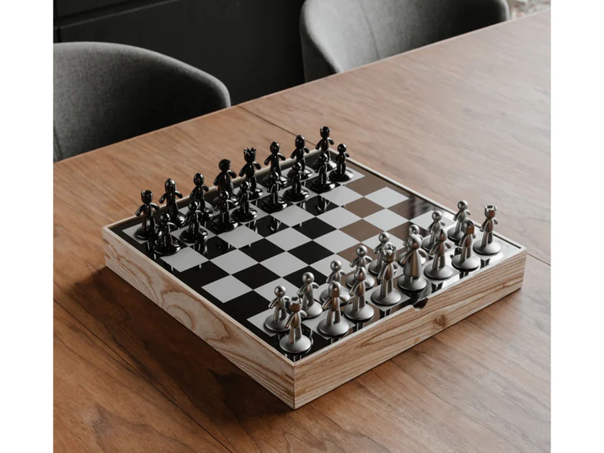 Umbra Buddy Chess Set / アンブラ バディチェスセット（ナチュラル） （キッズ家具・ベビー用品 > おもちゃ・玩具） 6