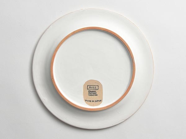 MISHIM POTTERY CREATION StiLL round plate L + stand / ミシンポタリークリエイション スティル ラウンドプレート L + スタンド（胡粉） （食器・テーブルウェア > 皿・プレート） 11