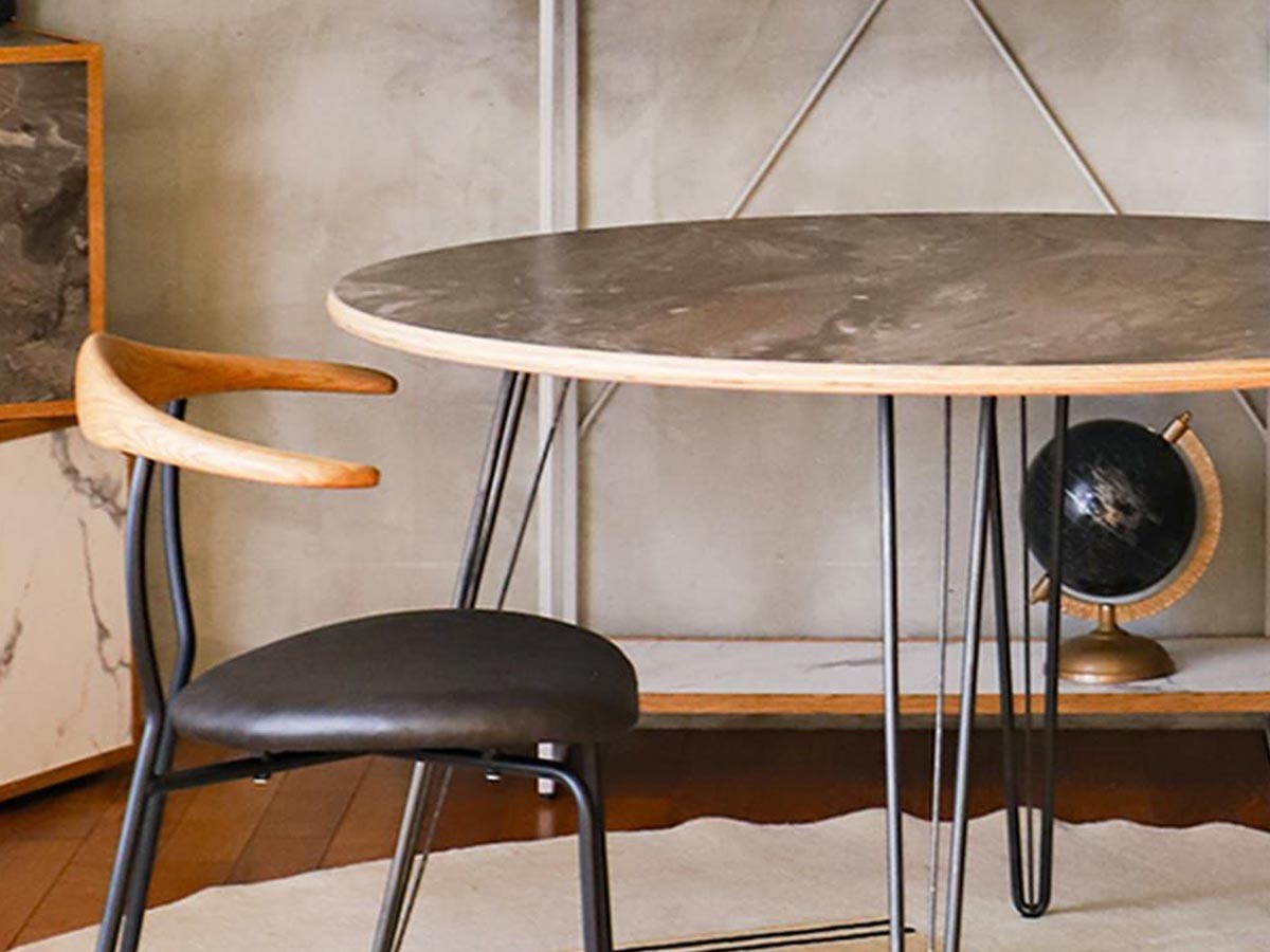 a.depeche CANTY round table 1200 / アデペシュ キャンティ ラウンドテーブル 1200 スチールレッグ 002 （テーブル > ダイニングテーブル） 5