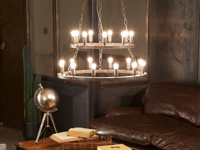 FLYMEe Factory Chandelier 21 / フライミーファクトリー シャンデリア