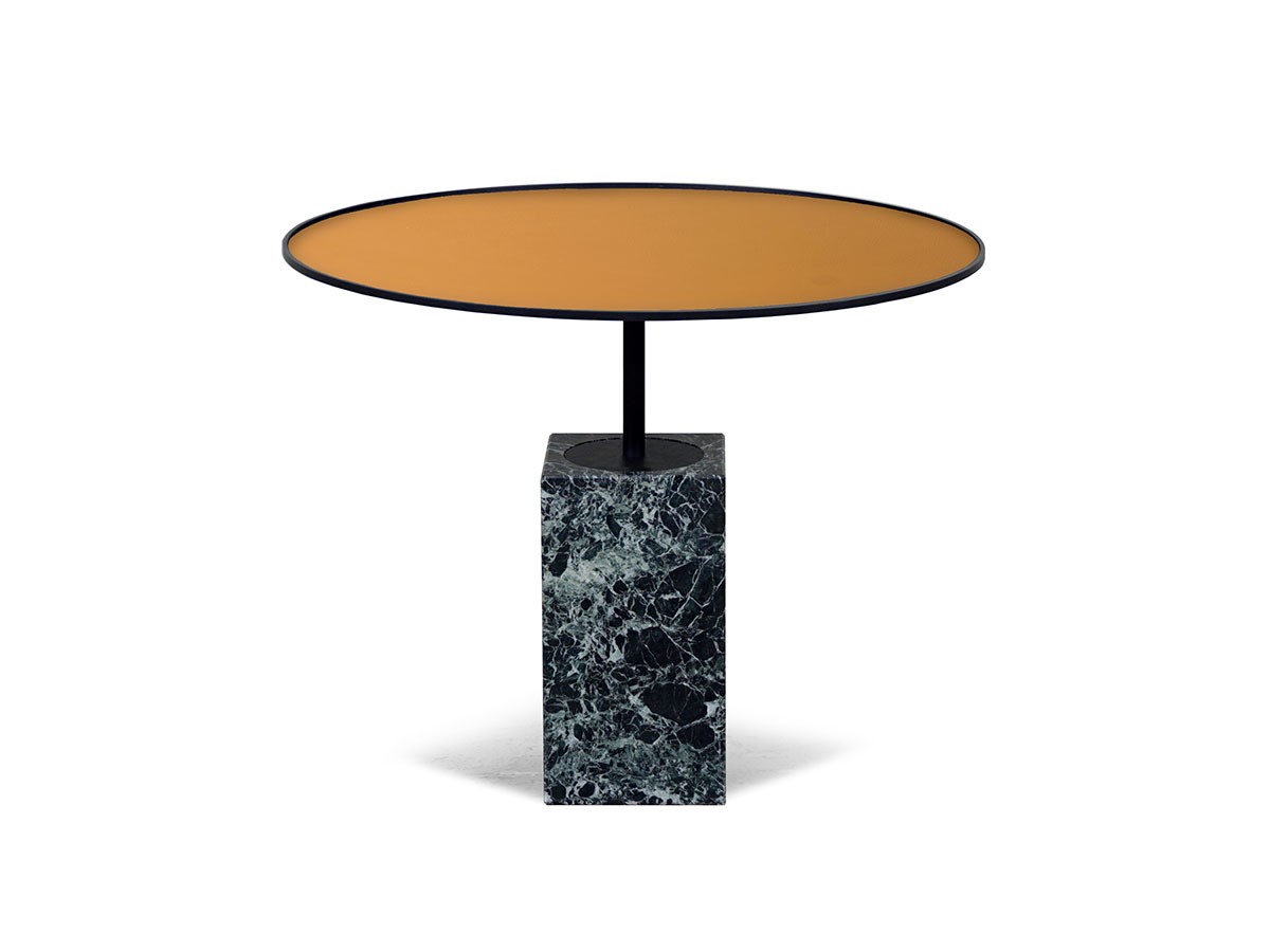 MASTERWAL LUNAM SIDE TABLE / マスターウォール ルナム サイドテーブル 直径50cm（レザートップ） （テーブル > サイドテーブル） 1