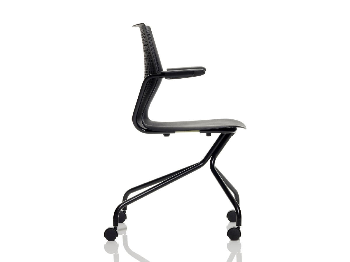 Knoll Office MultiGeneration Chair / ノルオフィス マルチジェネレーション チェア ハイブリッドベース 固定肘 キャスター脚 （チェア・椅子 > オフィスチェア・デスクチェア） 77
