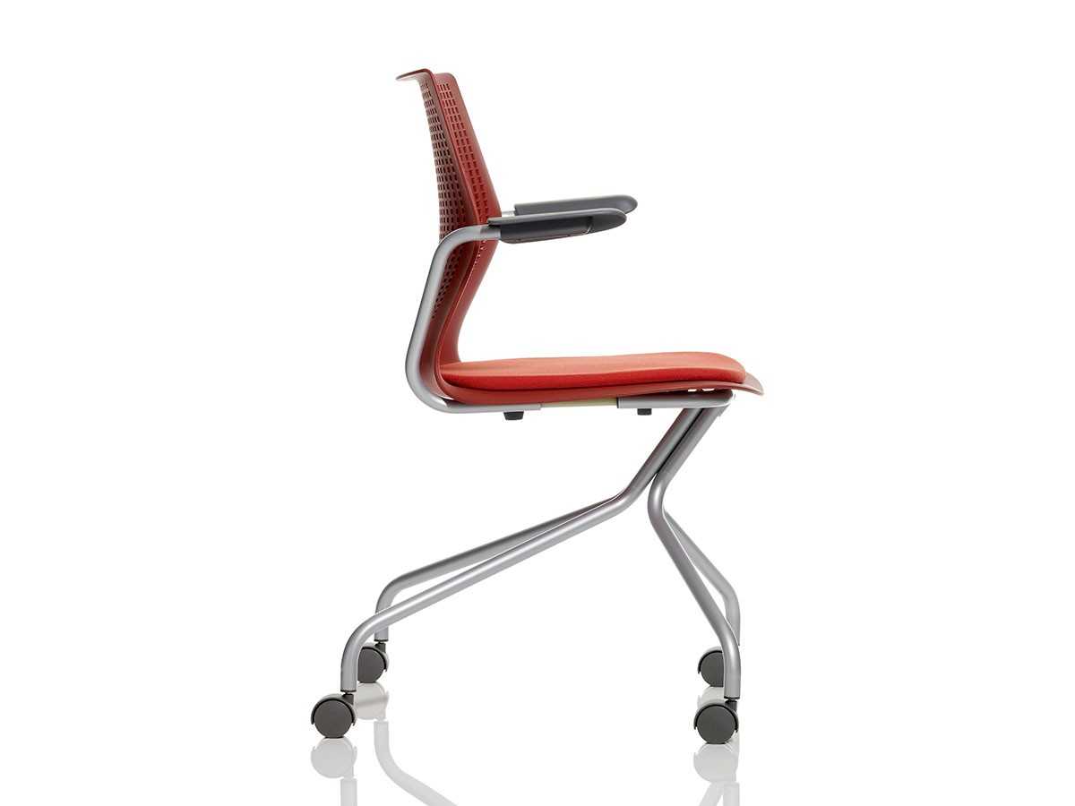 Knoll Office MultiGeneration Chair / ノルオフィス マルチジェネレーション チェア ハイブリッドベース 固定肘 キャスター脚 （チェア・椅子 > オフィスチェア・デスクチェア） 68