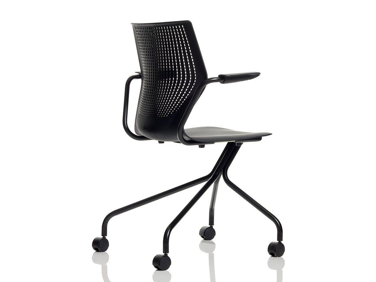 Knoll Office MultiGeneration Chair / ノルオフィス マルチジェネレーション チェア ハイブリッドベース 固定肘 キャスター脚 （チェア・椅子 > オフィスチェア・デスクチェア） 78