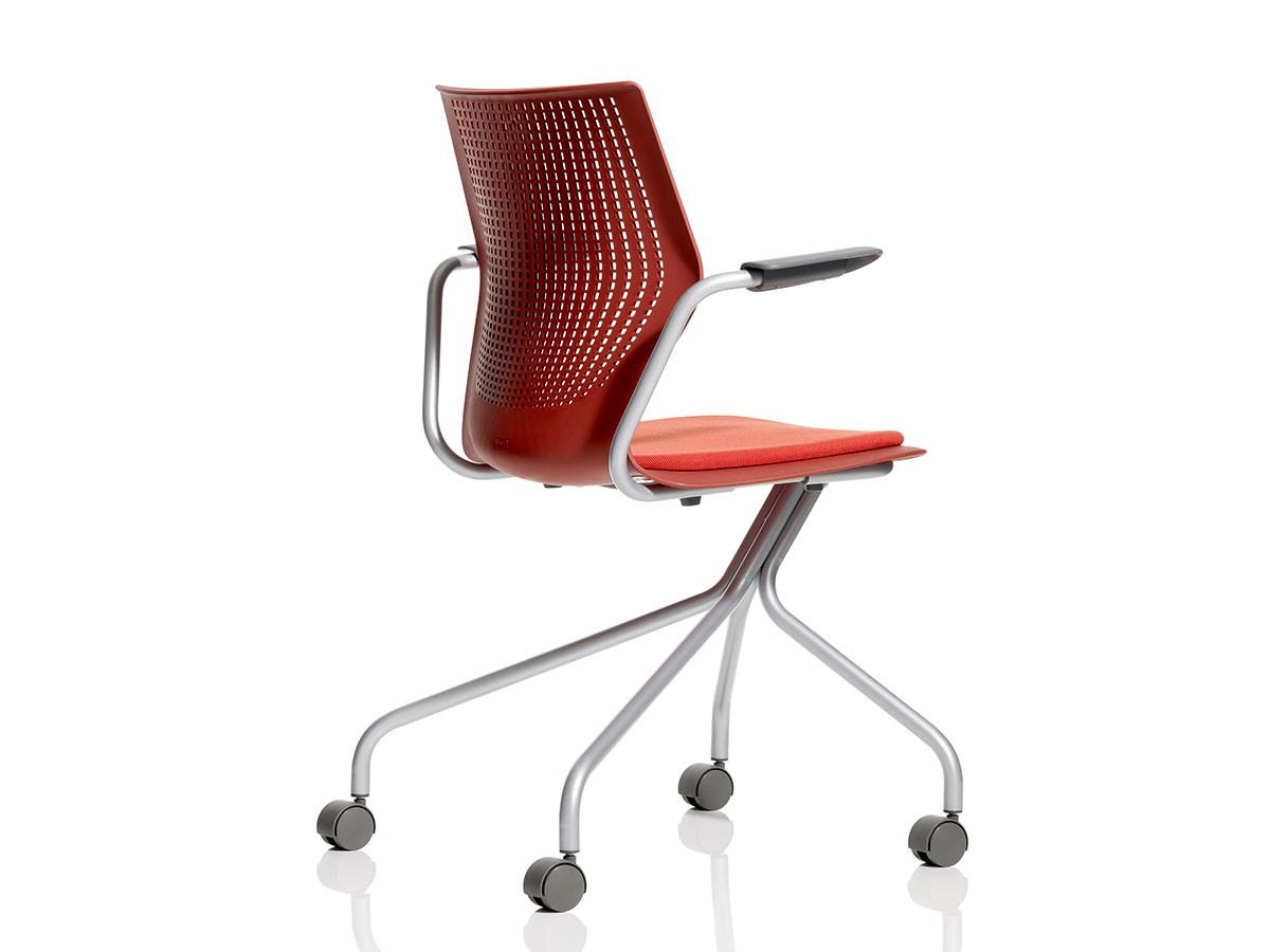 Knoll Office MultiGeneration Chair / ノルオフィス マルチジェネレーション チェア ハイブリッドベース 固定肘 キャスター脚 （チェア・椅子 > オフィスチェア・デスクチェア） 69