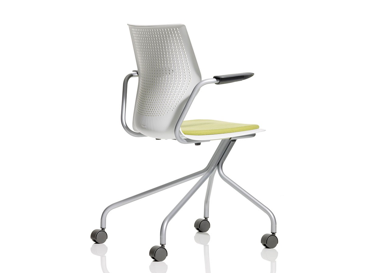 Knoll Office MultiGeneration Chair / ノルオフィス マルチジェネレーション チェア ハイブリッドベース 固定肘 キャスター脚 （チェア・椅子 > オフィスチェア・デスクチェア） 64