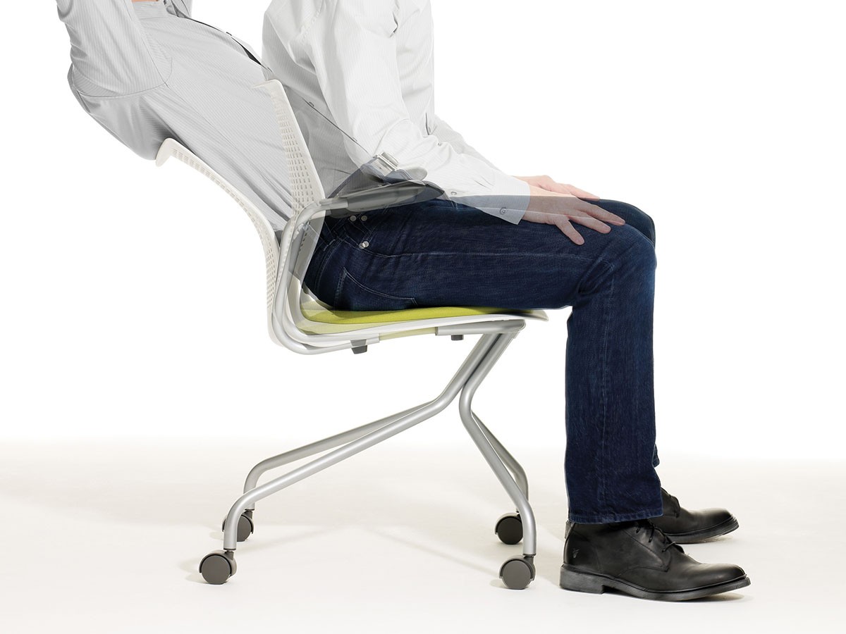 Knoll Office MultiGeneration Chair / ノルオフィス マルチジェネレーション チェア
ハイブリッドベース 固定肘 グライド脚 （チェア・椅子 > オフィスチェア・デスクチェア） 24