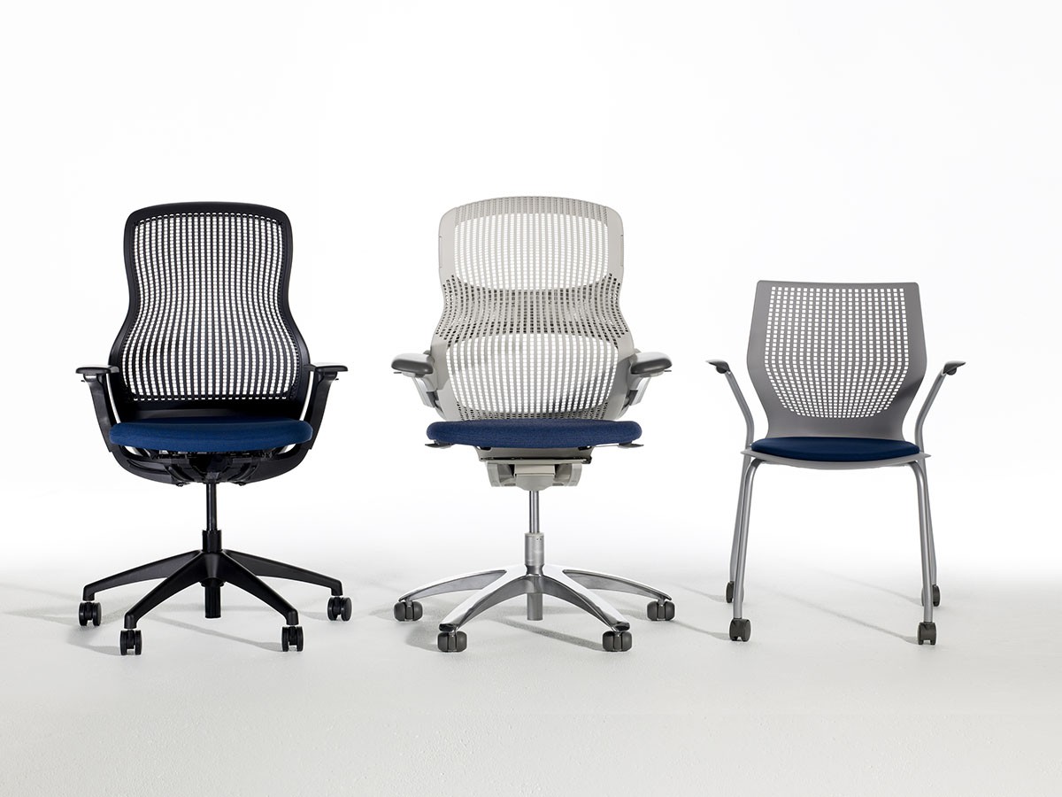 Knoll Office MultiGeneration Chair / ノルオフィス マルチジェネレーション チェア ハイブリッドベース 固定肘 キャスター脚 （チェア・椅子 > オフィスチェア・デスクチェア） 59