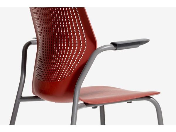 Knoll Office MultiGeneration Chair / ノルオフィス マルチジェネレーション チェア
ハイブリッドベース 固定肘 グライド脚 （チェア・椅子 > オフィスチェア・デスクチェア） 26