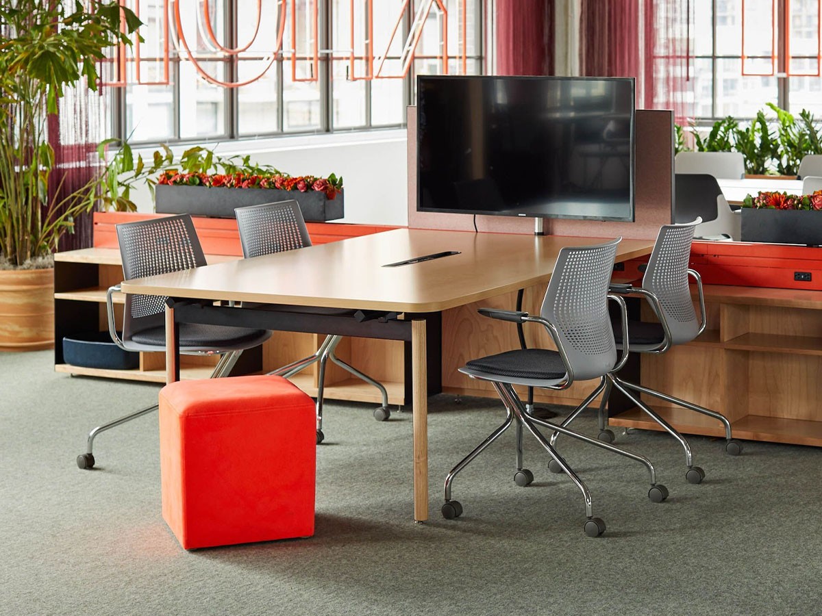 Knoll Office MultiGeneration Chair / ノルオフィス マルチジェネレーション チェア ハイブリッドベース 固定肘 キャスター脚 （チェア・椅子 > オフィスチェア・デスクチェア） 23
