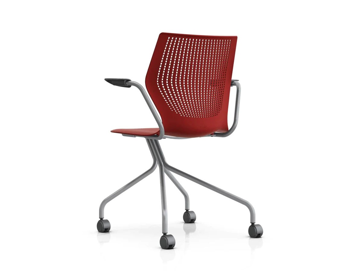 Knoll Office MultiGeneration Chair / ノルオフィス マルチジェネレーション チェア ハイブリッドベース 固定肘 キャスター脚 （チェア・椅子 > オフィスチェア・デスクチェア） 70
