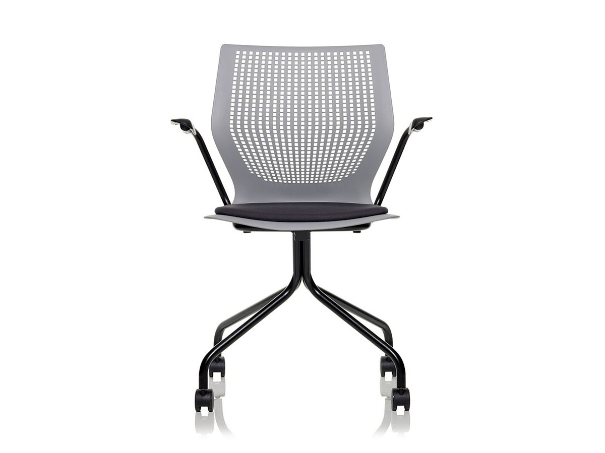 Knoll Office MultiGeneration Chair / ノルオフィス マルチジェネレーション チェア ハイブリッドベース 固定肘 キャスター脚 （チェア・椅子 > オフィスチェア・デスクチェア） 4