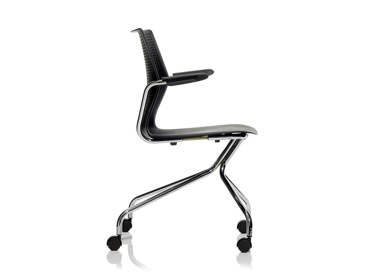 Knoll Office MultiGeneration Chair / ノルオフィス マルチジェネレーション チェア ハイブリッドベース 固定肘 キャスター脚 （チェア・椅子 > オフィスチェア・デスクチェア） 81