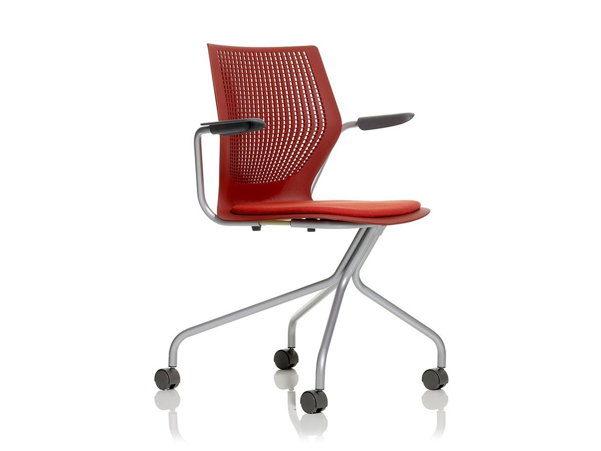 Knoll Office MultiGeneration Chair / ノルオフィス マルチジェネレーション チェア ハイブリッドベース 固定肘 キャスター脚 （チェア・椅子 > オフィスチェア・デスクチェア） 2