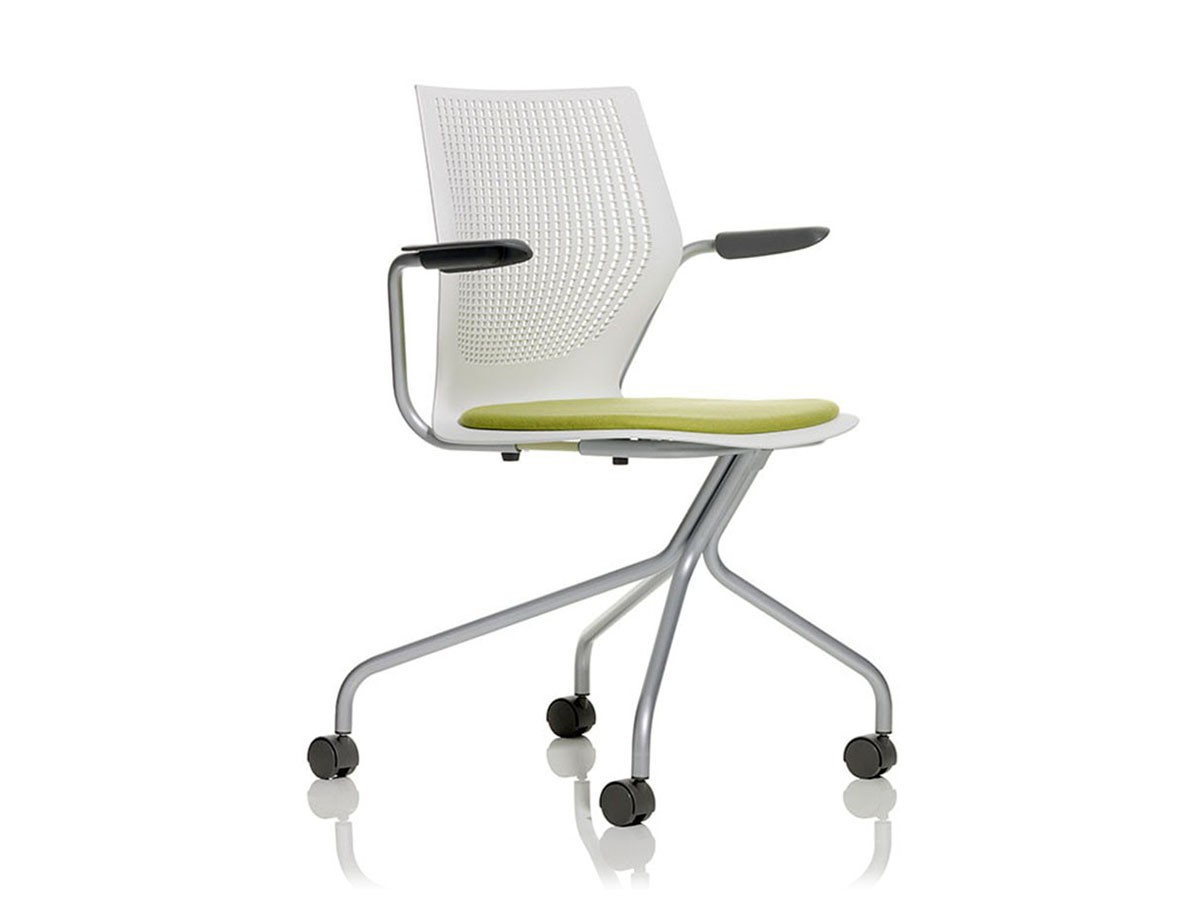 Knoll Office MultiGeneration Chair / ノルオフィス マルチジェネレーション チェア ハイブリッドベース 固定肘 キャスター脚 （チェア・椅子 > オフィスチェア・デスクチェア） 1