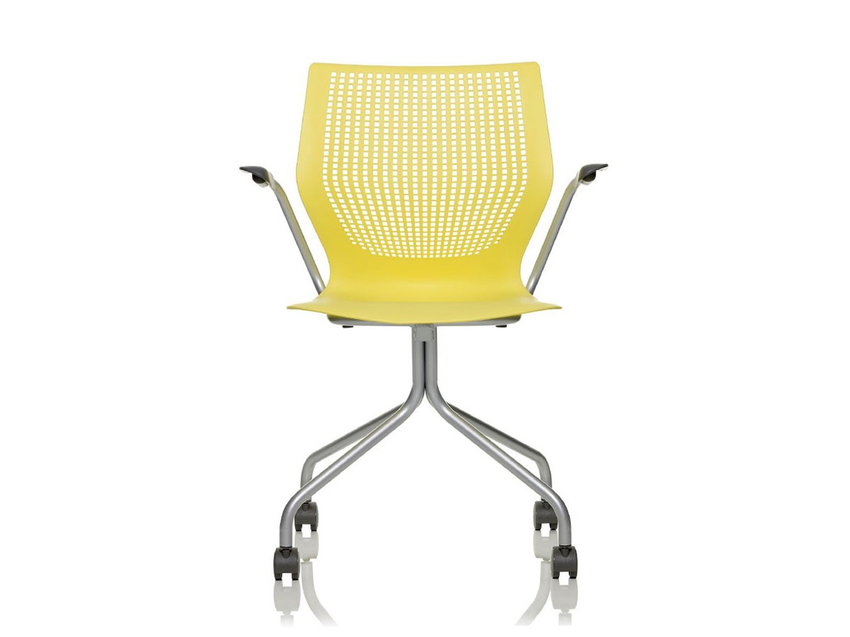 Knoll Office MultiGeneration Chair / ノルオフィス マルチジェネレーション チェア ハイブリッドベース 固定肘 キャスター脚 （チェア・椅子 > オフィスチェア・デスクチェア） 3