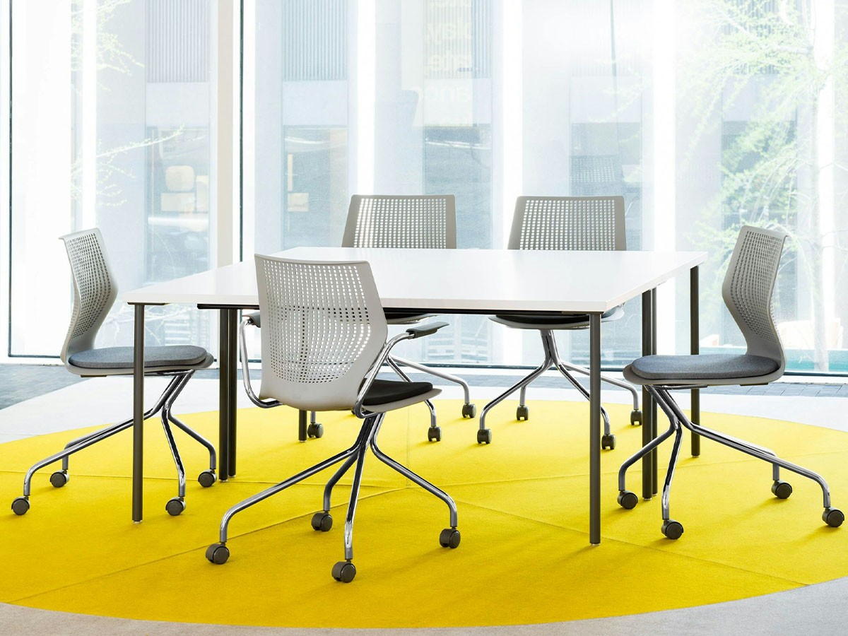 Knoll Office MultiGeneration Chair / ノルオフィス マルチジェネレーション チェア ハイブリッドベース 固定肘 キャスター脚 （チェア・椅子 > オフィスチェア・デスクチェア） 19
