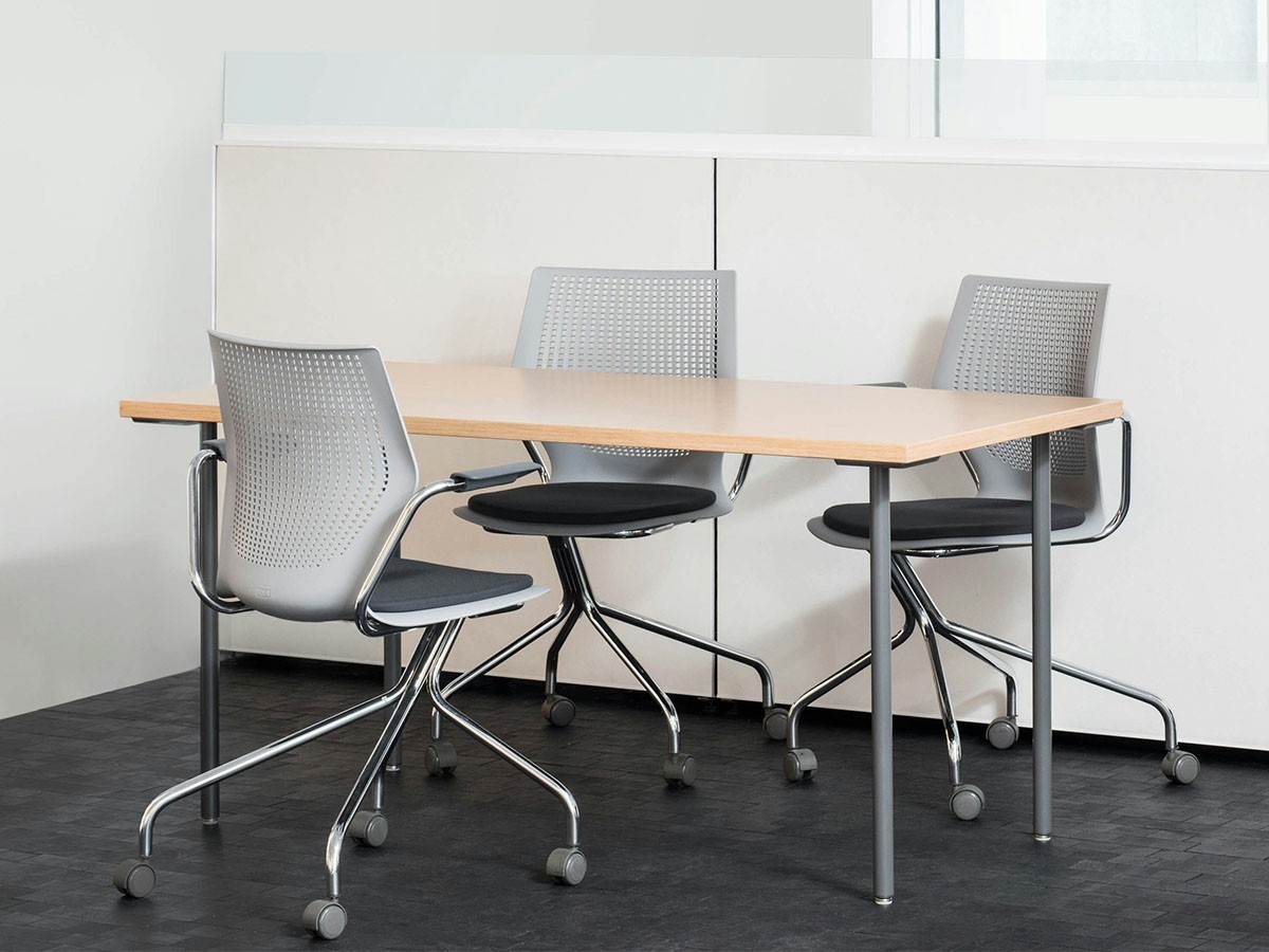 Knoll Office MultiGeneration Chair / ノルオフィス マルチジェネレーション チェア ハイブリッドベース 固定肘 キャスター脚 （チェア・椅子 > オフィスチェア・デスクチェア） 22
