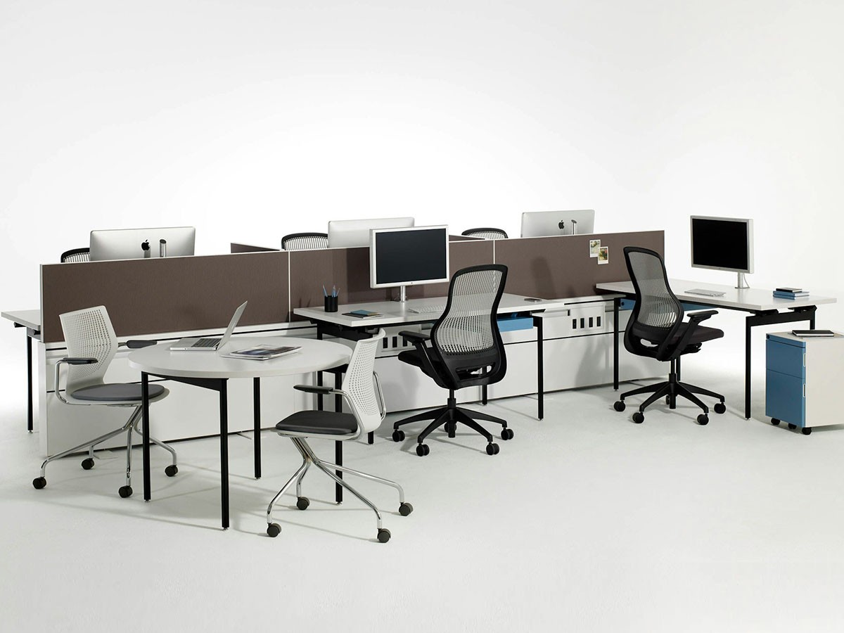Knoll Office MultiGeneration Chair / ノルオフィス マルチジェネレーション チェア ハイブリッドベース 固定肘 キャスター脚 （チェア・椅子 > オフィスチェア・デスクチェア） 43