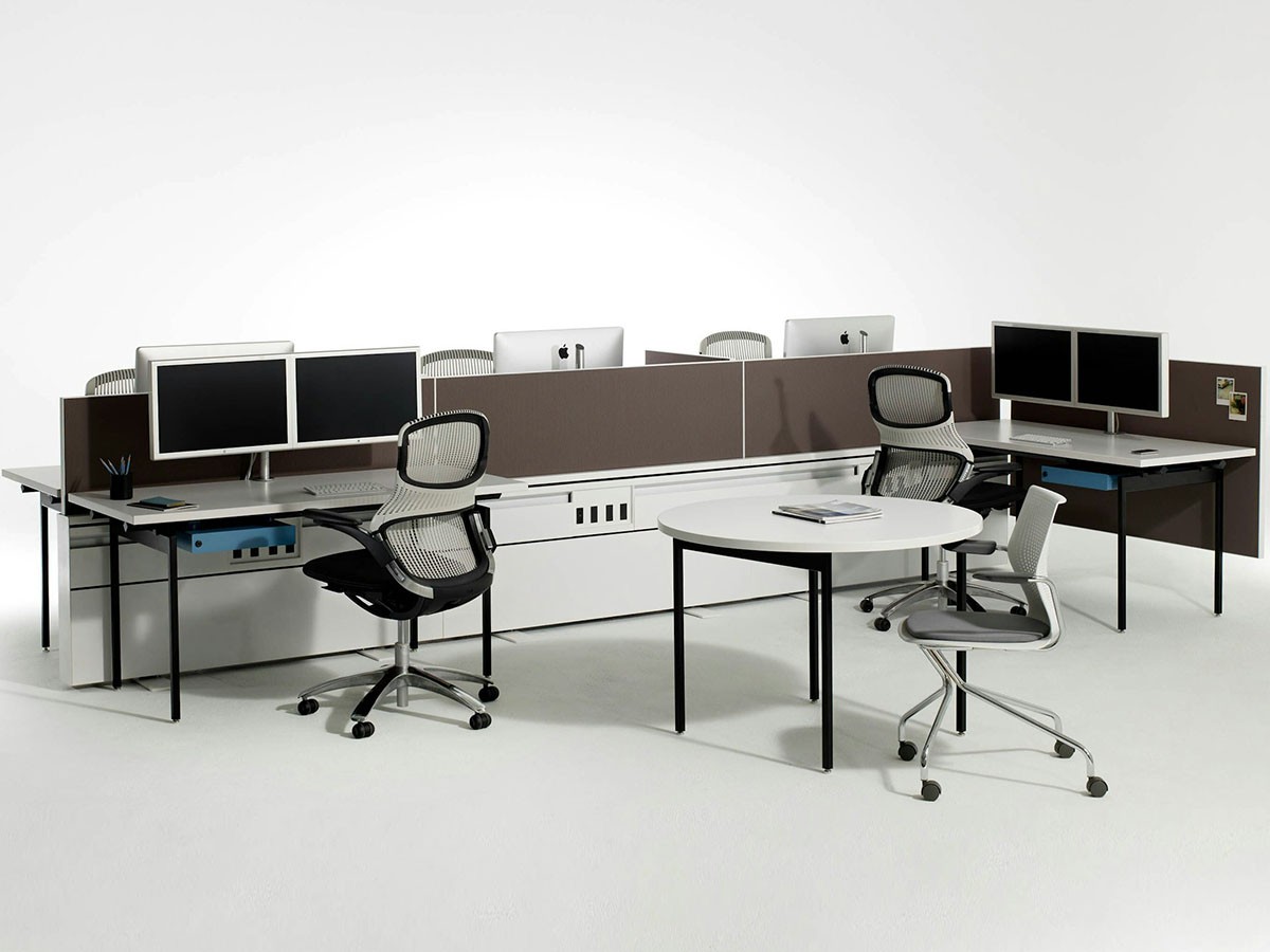 Knoll Office MultiGeneration Chair / ノルオフィス マルチジェネレーション チェア ハイブリッドベース 固定肘 キャスター脚 （チェア・椅子 > オフィスチェア・デスクチェア） 42