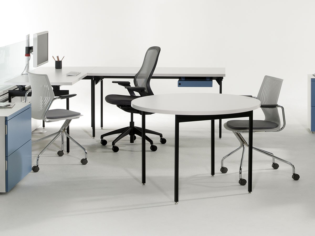 Knoll Office MultiGeneration Chair / ノルオフィス マルチジェネレーション チェア ハイブリッドベース 固定肘 キャスター脚 （チェア・椅子 > オフィスチェア・デスクチェア） 41