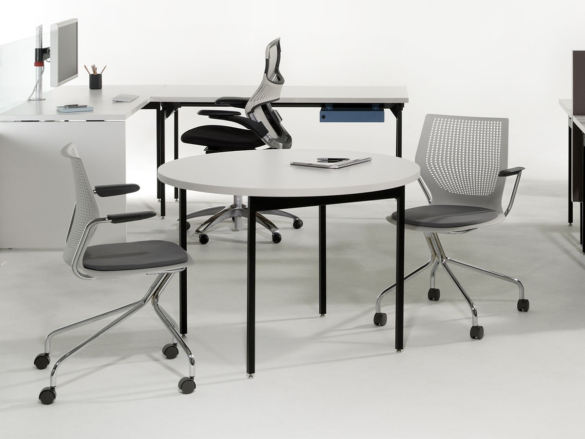 Knoll Office MultiGeneration Chair / ノルオフィス マルチジェネレーション チェア ハイブリッドベース 固定肘 キャスター脚 （チェア・椅子 > オフィスチェア・デスクチェア） 40