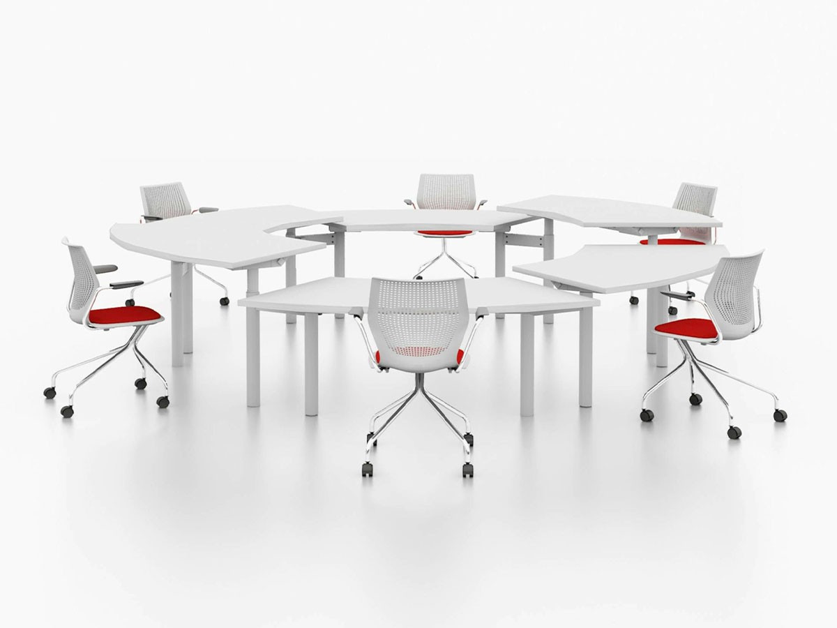 Knoll Office MultiGeneration Chair / ノルオフィス マルチジェネレーション チェア ハイブリッドベース 固定肘 キャスター脚 （チェア・椅子 > オフィスチェア・デスクチェア） 44