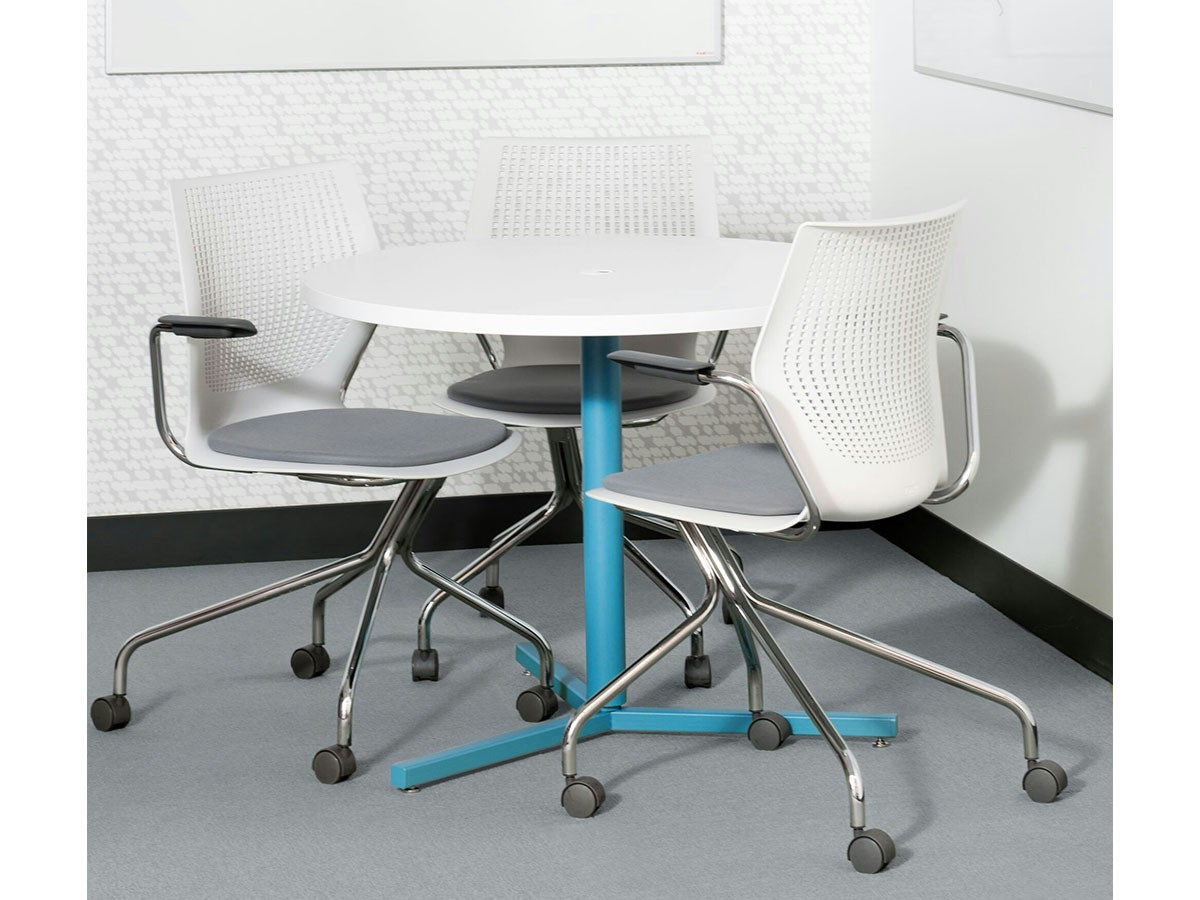 Knoll Office MultiGeneration Chair / ノルオフィス マルチジェネレーション チェア ハイブリッドベース 固定肘 キャスター脚 （チェア・椅子 > オフィスチェア・デスクチェア） 37