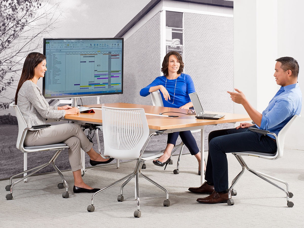Knoll Office MultiGeneration Chair / ノルオフィス マルチジェネレーション チェア ハイブリッドベース 固定肘 キャスター脚 （チェア・椅子 > オフィスチェア・デスクチェア） 27