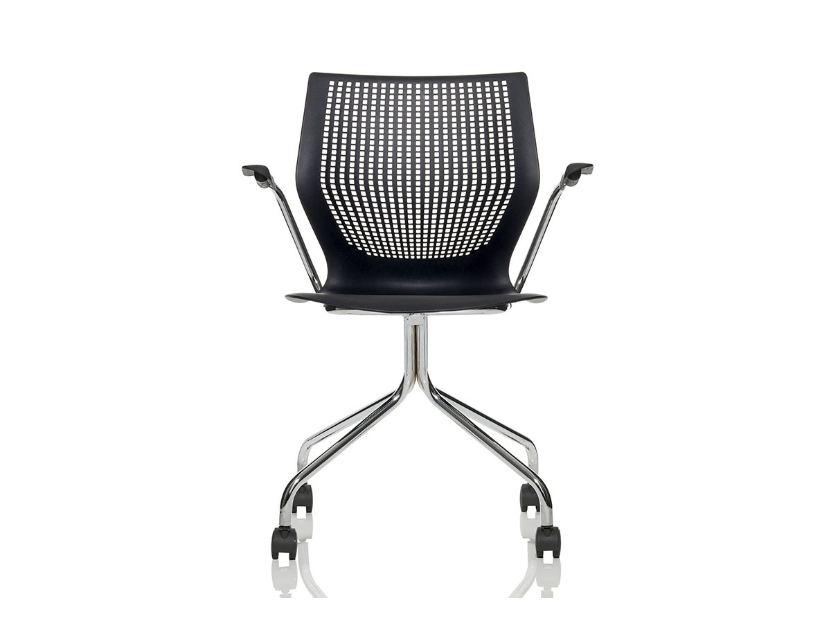 Knoll Office MultiGeneration Chair / ノルオフィス マルチジェネレーション チェア ハイブリッドベース 固定肘 キャスター脚 （チェア・椅子 > オフィスチェア・デスクチェア） 80