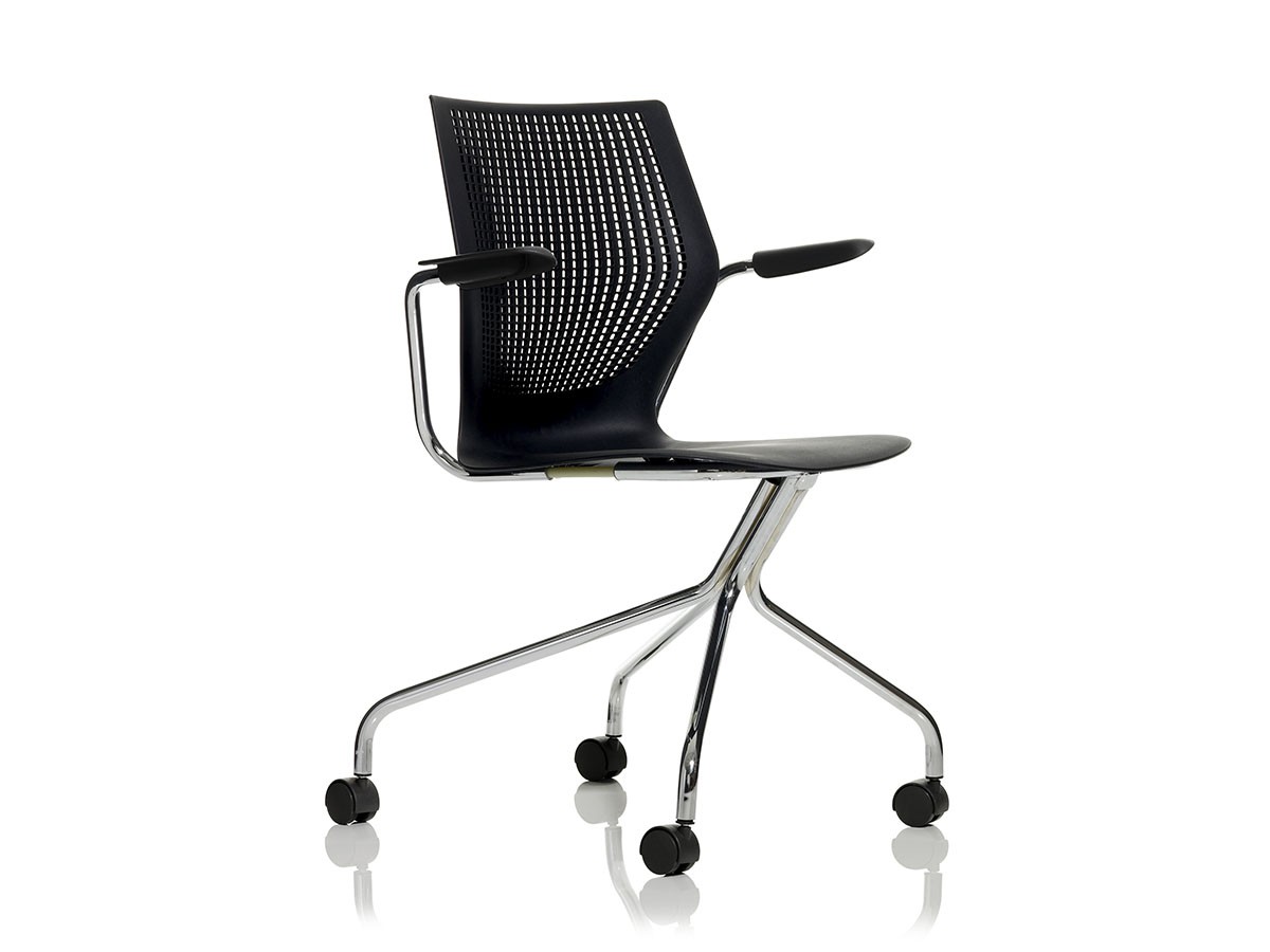 Knoll Office MultiGeneration Chair / ノルオフィス マルチジェネレーション チェア ハイブリッドベース 固定肘 キャスター脚 （チェア・椅子 > オフィスチェア・デスクチェア） 5