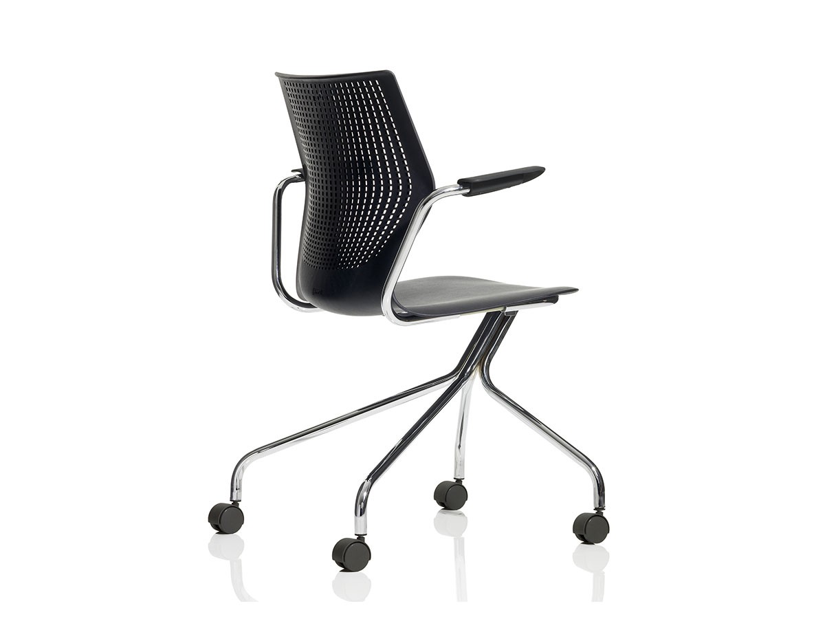 Knoll Office MultiGeneration Chair / ノルオフィス マルチジェネレーション チェア ハイブリッドベース 固定肘 キャスター脚 （チェア・椅子 > オフィスチェア・デスクチェア） 82