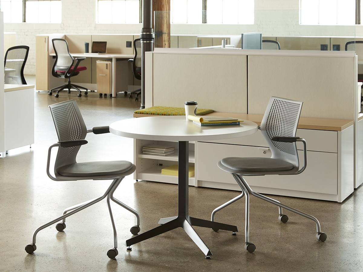 Knoll Office MultiGeneration Chair / ノルオフィス マルチジェネレーション チェア ハイブリッドベース 固定肘 キャスター脚 （チェア・椅子 > オフィスチェア・デスクチェア） 21