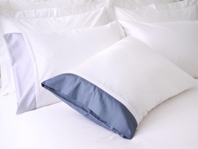 HOTEL LIKE INTERIOR 400TC Cotton Sateen Blanket / ホテルライクインテリア 400TC  サテン織りブランケット - インテリア・家具通販【FLYMEe】