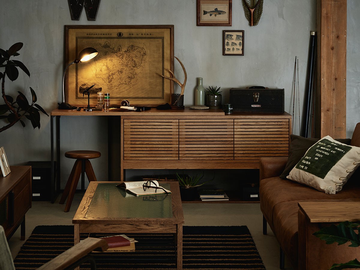 Easy Life BORDER SIDE BOARD / イージーライフ ボーダー サイドボード （デスク・机 > デスク・パソコンデスク・袖机） 12