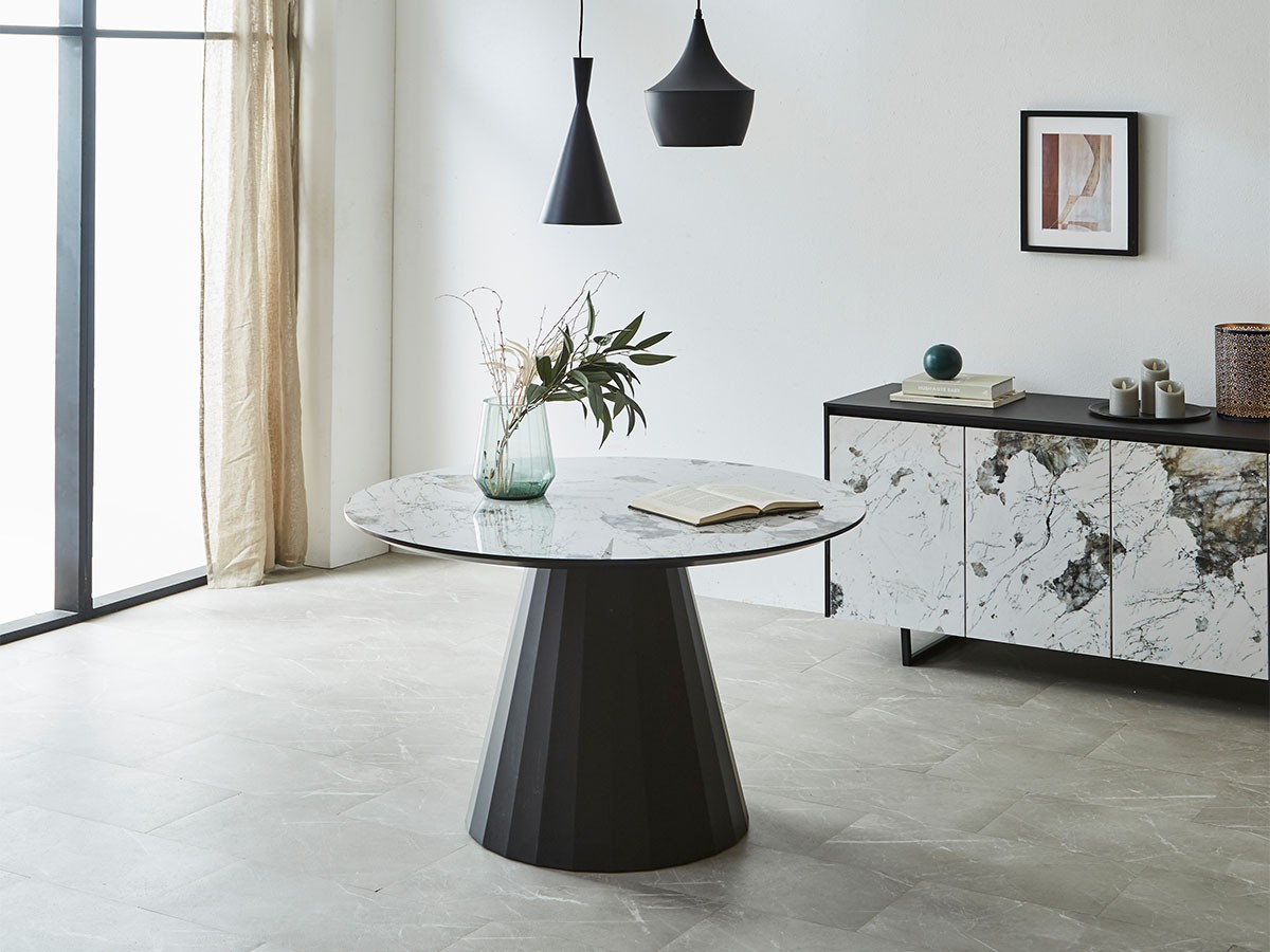 Round Dining Table / ラウンドダイニングテーブル 円脚 #122579 （テーブル > ダイニングテーブル） 3