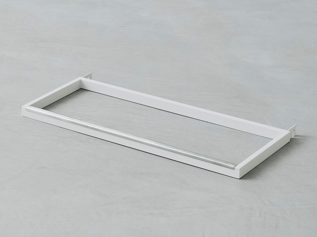 stiiilll Shelf double mirrorL hanger bar set / スティール シェルフ 2台 ミラーL + ハンガーバー セット （ハンガーラック・コートハンガー > ハンガーラック） 22