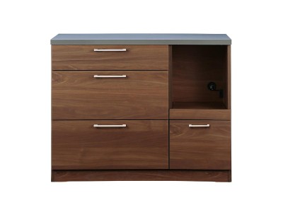 ウォールナットブラウン系のキッチンカウンター - インテリア・家具