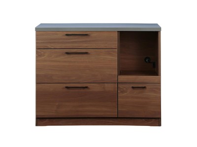 ウォールナットブラウン系のキッチンカウンター - インテリア