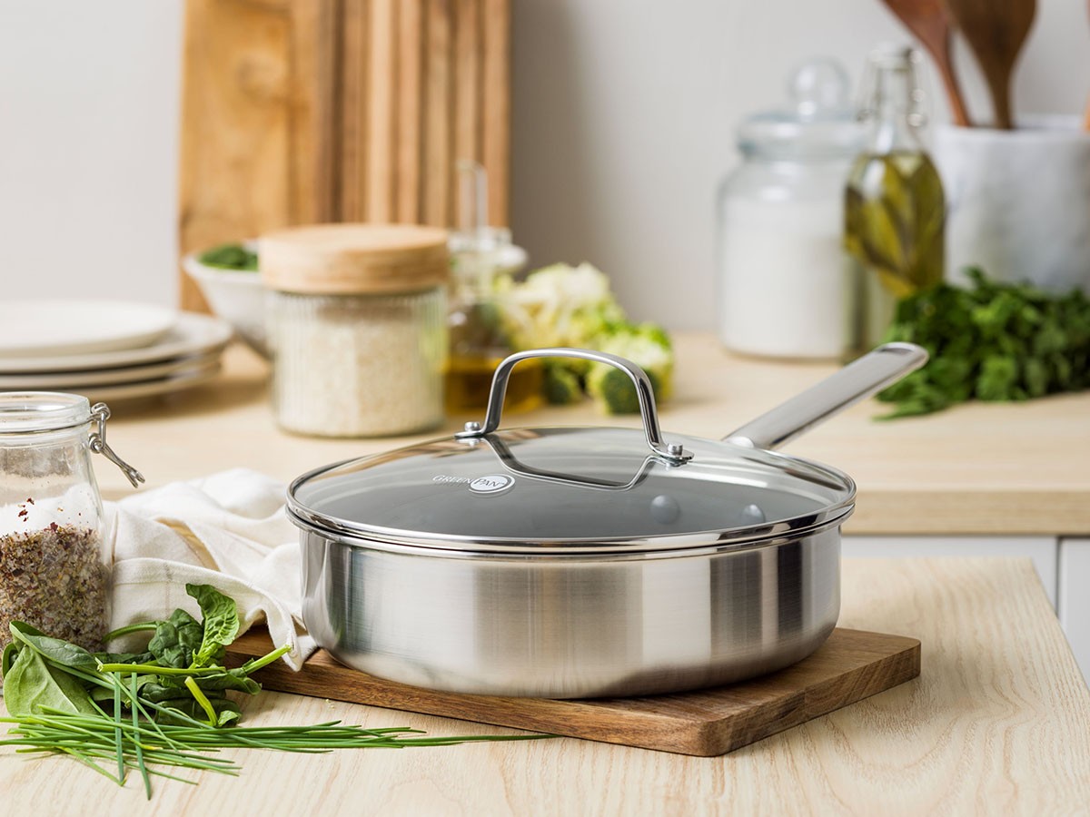 GREEN PAN APEX DEEP FRYING PAN / グリーンパン エーペックス 深型フライパン （キッチン家電・キッチン用品 > 鍋・フライパン） 2