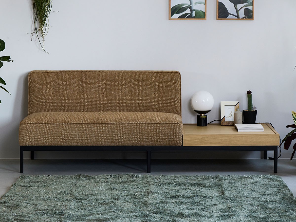 bond UNIX Sofa / ボンド ユニックス ソファ 幅130cm + サイドテーブル 幅75cm （ソファ > 二人掛けソファ） 2