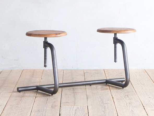 Knot antiques T-PACK STOOL BENCH 2P / ノットアンティークス ティーパック スツールベンチ 2人掛け（パイン古材） （チェア・椅子 > ベンチ） 6
