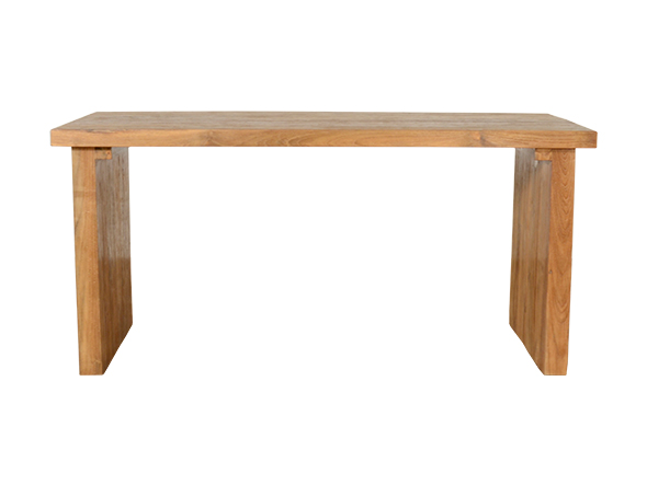 KAJA CHISTA Old Teak Dining Table / カジャ チスタ オールドチーク ダイニングテーブル 2本脚 幅150cm （テーブル > ダイニングテーブル） 14