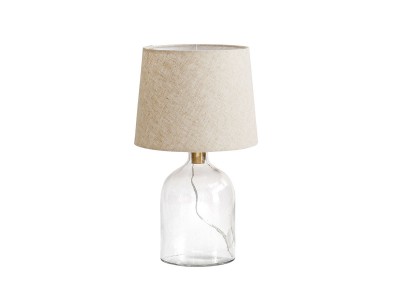 bedside lamps with glass base