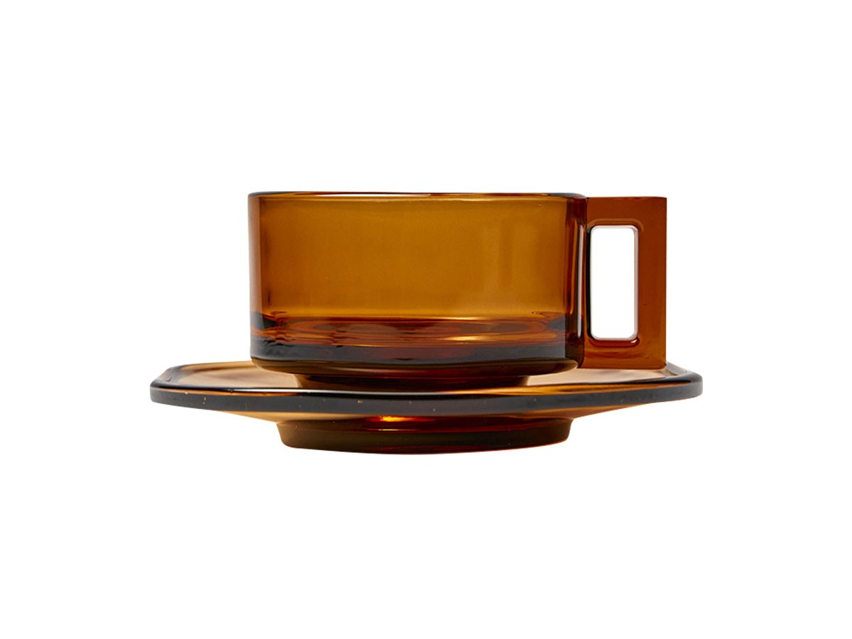Cup & Saucer Amber