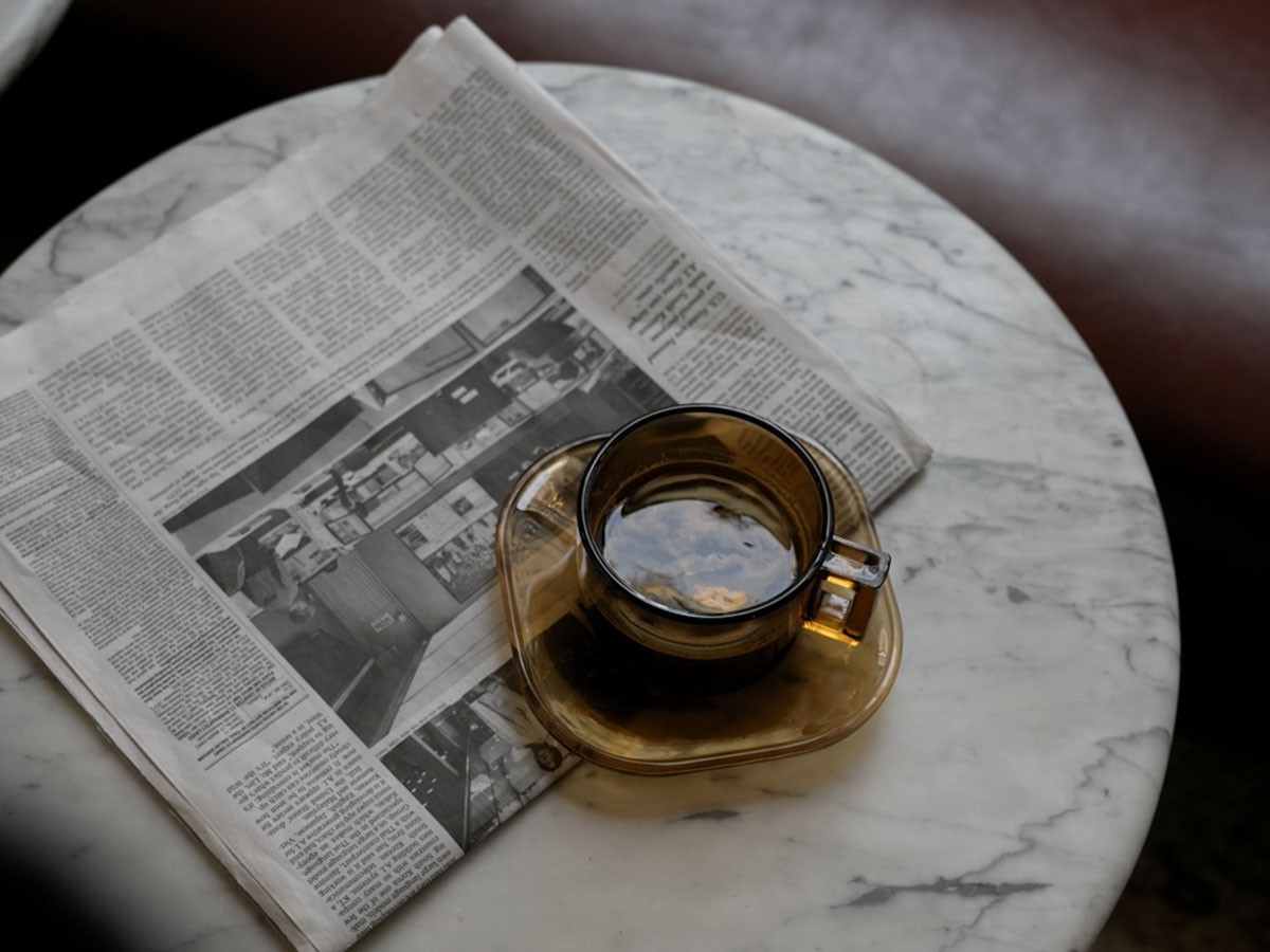 ARNO GLASS Cup & Saucer Amber / アルノグラス カップ & ソーサー（アンバー） （食器・テーブルウェア > コーヒーカップ・ティーカップ） 3