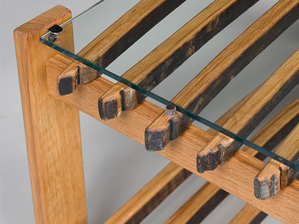 サントリー樽ものがたり Barrel Glass Table / さんとりーたるものがたり バレル ガラステーブル（旧仕様） （テーブル > ローテーブル・リビングテーブル・座卓） 4