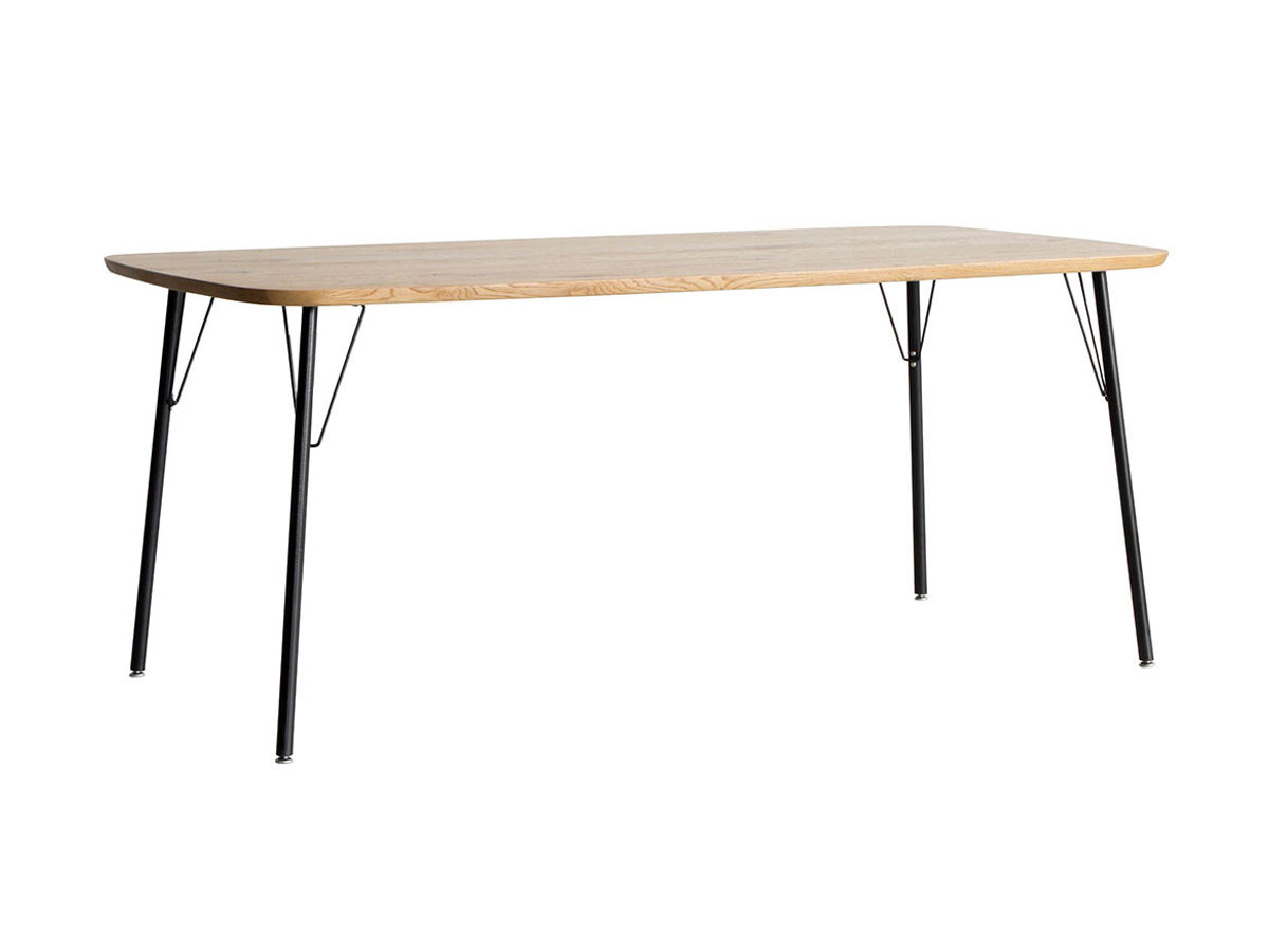 Easy Life MEATH DINING TABLE / イージーライフ ミース ダイニングテーブル
カーブ天板 + No.5脚（アイアン脚） （テーブル > ダイニングテーブル） 3